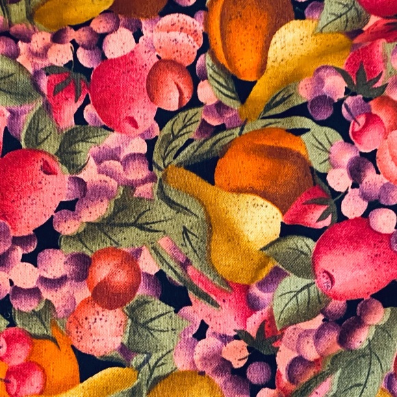 🌟HP🌟NWOT Reversible Apron Fruit and Coffeehouse Adjustable Fabric - Picture 7 of 8